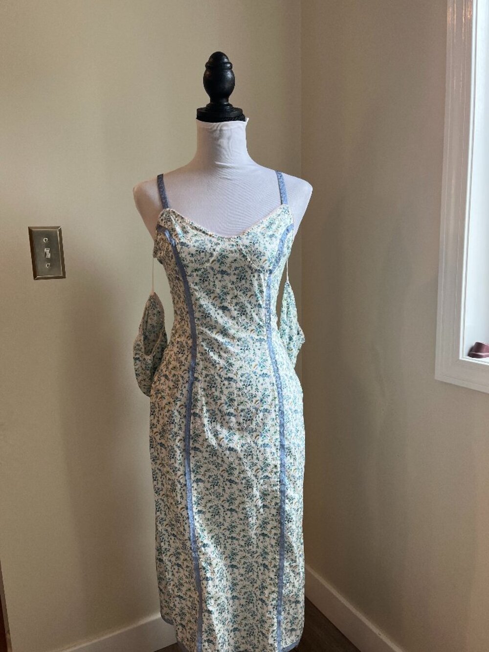 Vintage ULTRA Betsey Johnson Floral Dress, NEW WITH TAGS, Size Medium